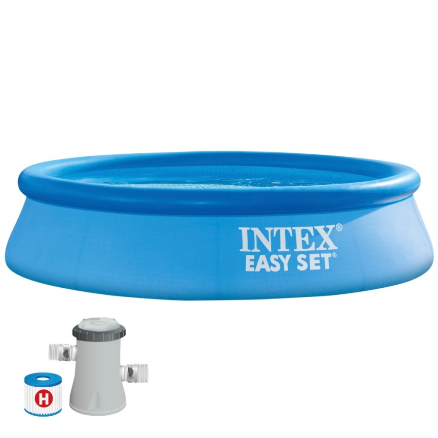 Piscina hinchable redonda INTEX Easy Set 2 metros + depuradora