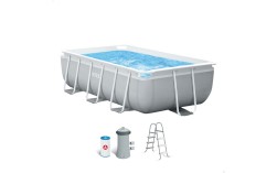 Piscina desmontable Prism Frame rectangular 4 metros con depuradora