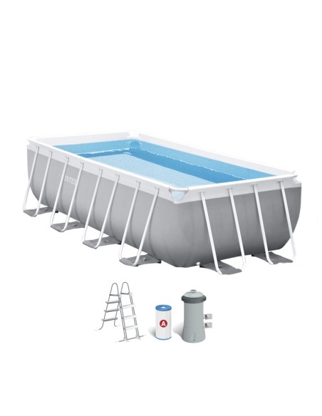 Piscina rectangular elevada - Piscinas desmontables| Intex.es