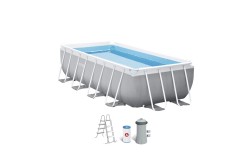 Piscina desmontable Prism Frame rectangular 4 metros con depuradora