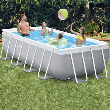 Piscina rectangular elevada - Piscinas desmontables| Intex.es 2