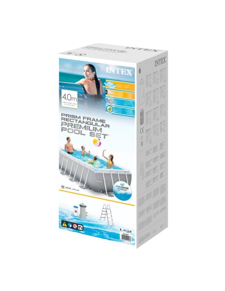 Piscina rectangular elevada - Piscinas desmontables| Intex.es