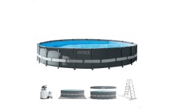 Piscina desmontable redonda INTEX Ultra XTR Frame 6 metros con depuradora