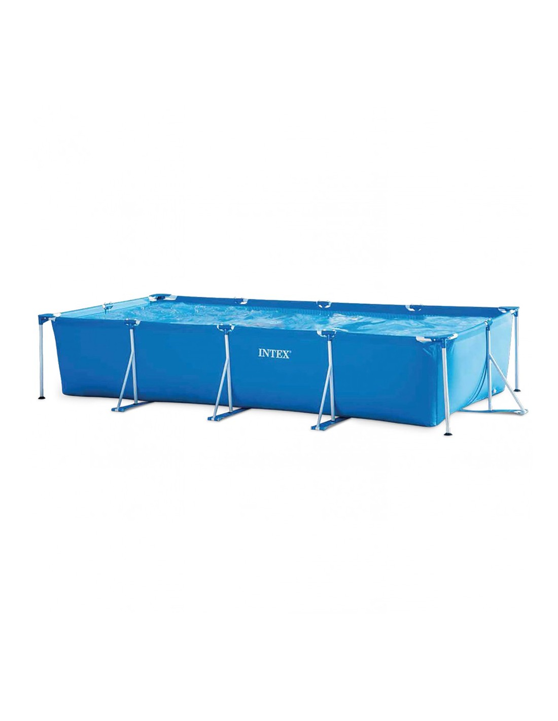 Piscina Desmontable Tubular Rectangular Intex Metal Frame — PoolFunStore