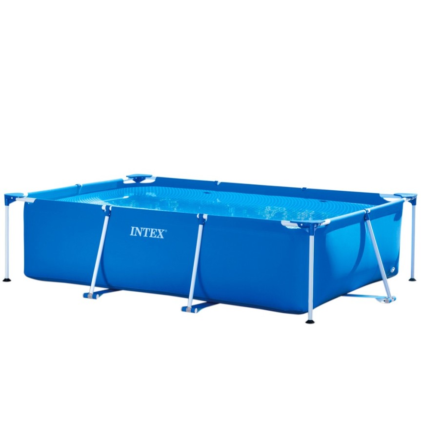 Piscina desmontable pequeña rectangular INTEX Metal Frame 2 metros