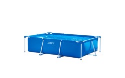 Piscina desmontable pequeña rectangular INTEX Metal Frame 2 metros