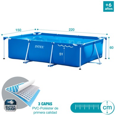 Piscina desmontable Small Frame | Prepara tu jardín para el verano con INTEX