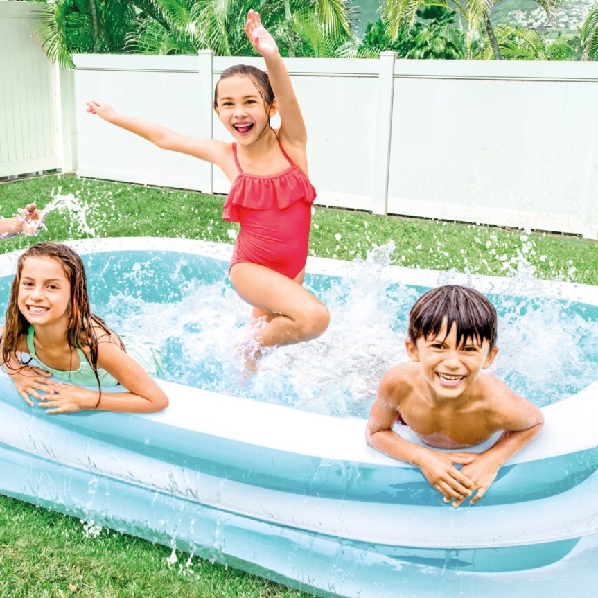 Piscina hinchable rectangular para niños | Intex.es