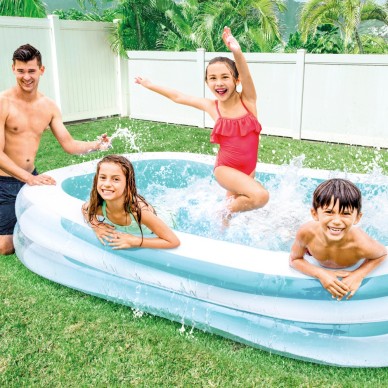 Piscina hinchable rectangular para niños | Intex.es