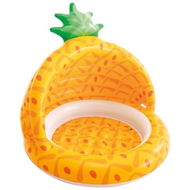 Piscina hinchable con parasol en forma de piña de 102x94 cm para niños de 1 a 3 años | INTEX