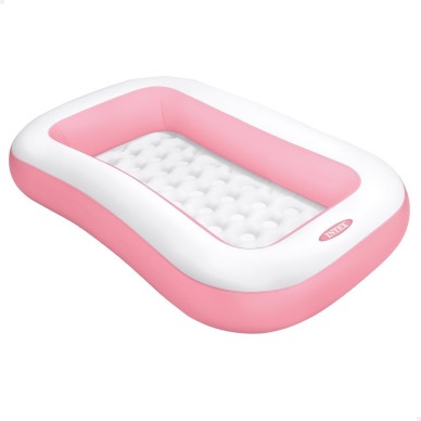 Piscina hinchable infantil rosa de 166x100x25 cm para 1 niño | INTEX