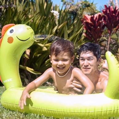Piscina hinchable infantil en forma de dinosaurio de 119x109x66 cm para 1 niño  | INTEX 2