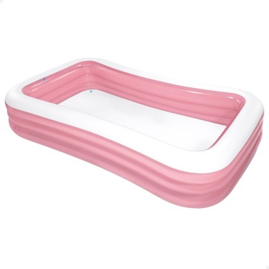 Piscina hinchable rectangular rosa | INTEX