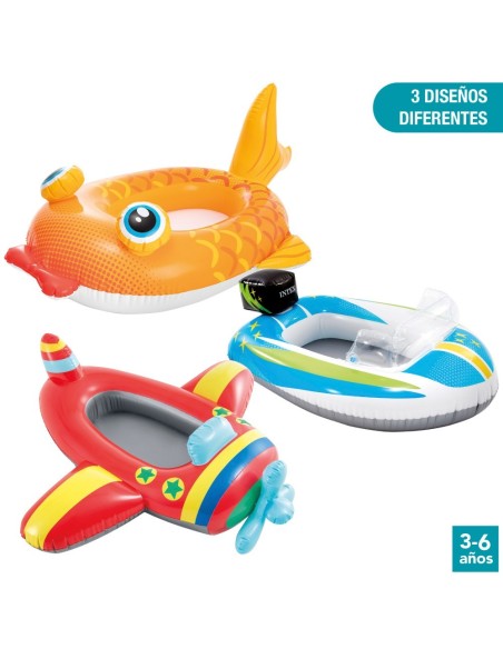 Barca hinchable infantil 3 surtidos | INTEX