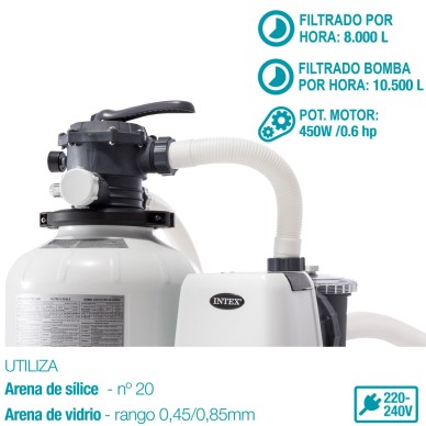 Depuradora arena Piscina INTEX | Intex Oficial