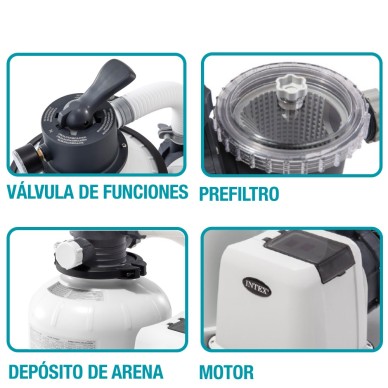 Depuradora arena Piscina INTEX | Intex Oficial
