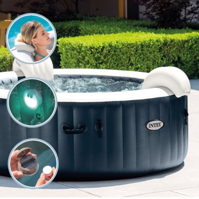 Spas hinchables 4 personas - Spa burbujas Plus | Intex.es