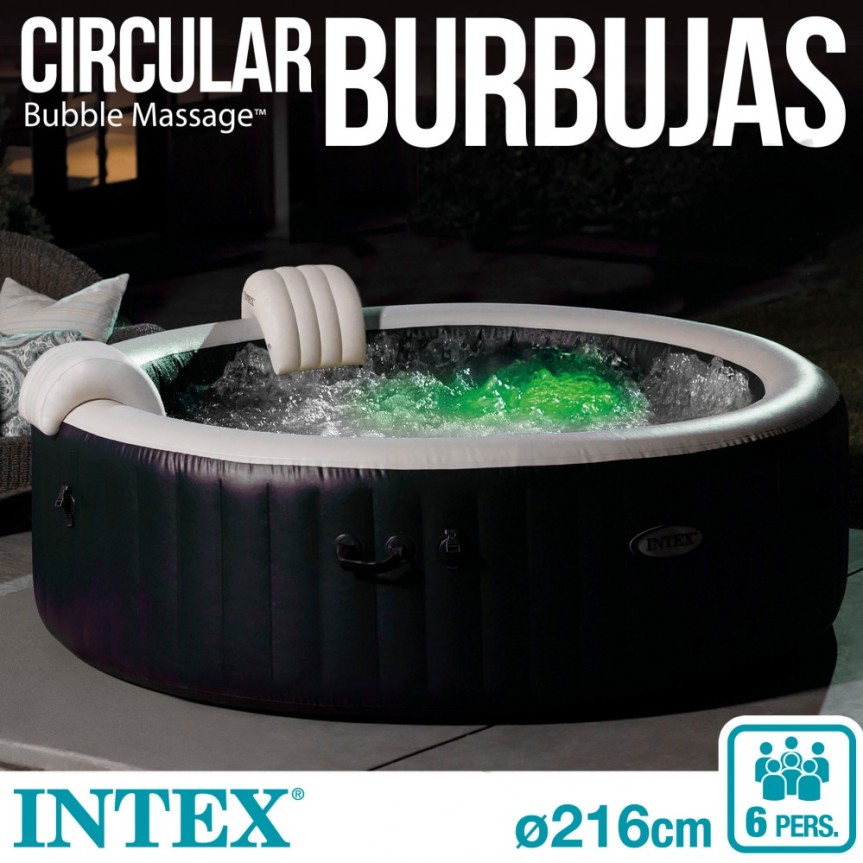 Spas hinchables - Spa INTEX para 6 personas | Intex.es