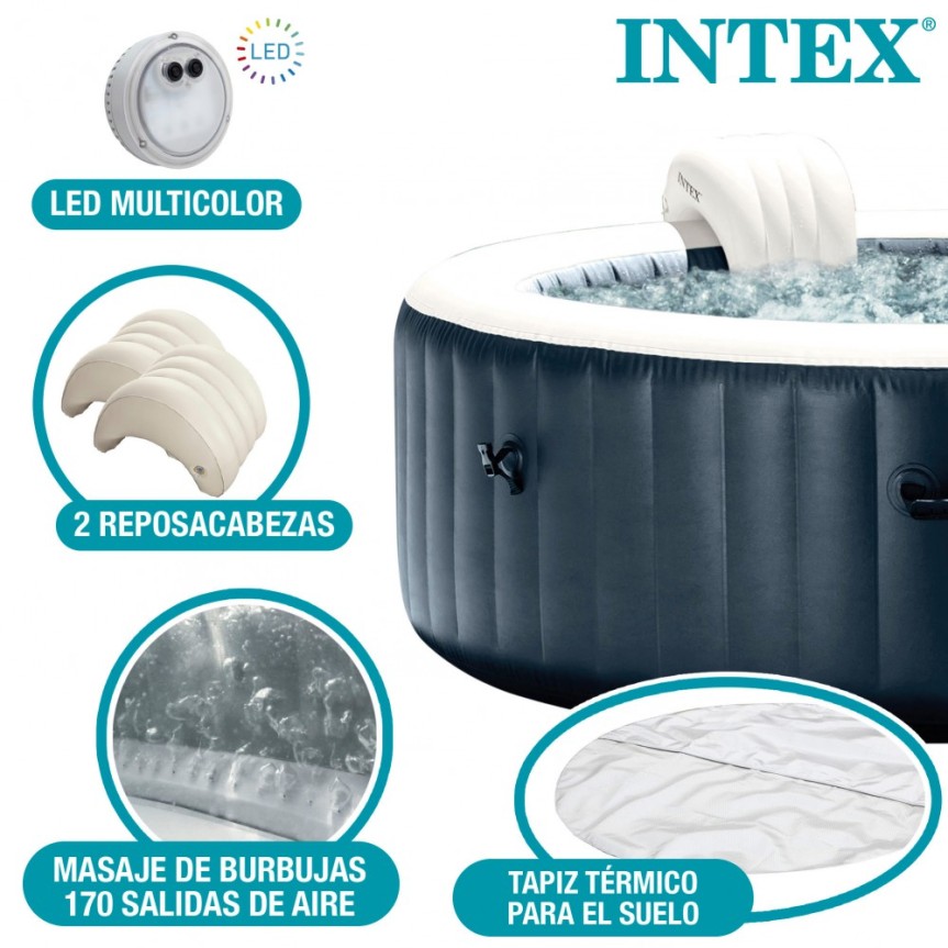 Spas hinchables - Spa INTEX para 6 personas | Intex.es