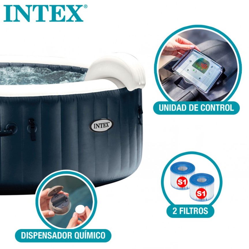 Spas hinchables - Spa INTEX para 6 personas | Intex.es