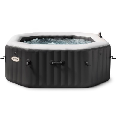 Spa hinchable octogonal INTEX con burbujas y jets Deluxe...