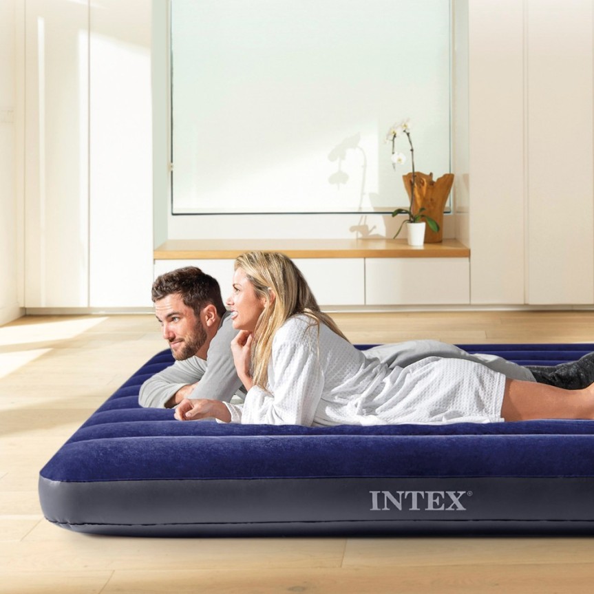 Colchón hinchable doble camping | INTEX