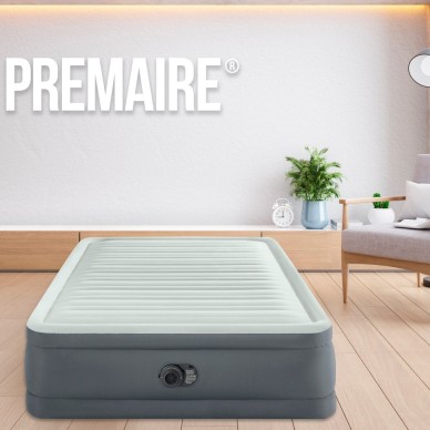 Cama hinchable doble para casa de 152x203x46 cm para hasta 272 kg | INTEX 2