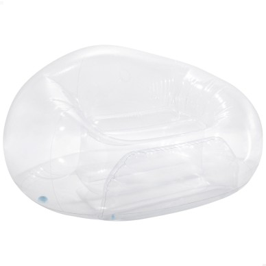 Sillón hinchable INTEX transparente 137x127x74 cm