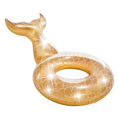 Flotador hinchable con forma de cola de sirena de 107x147x79 cm para 1 persona | INTEX