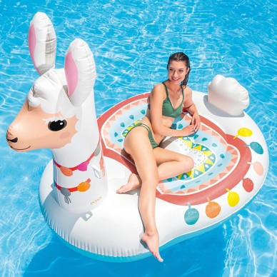 Llama hinchable de 147x201x173 cm para 2 personas | INTEX 2