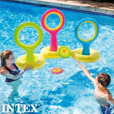 Juego hinchable de discos voladores de 178x102x104 cm | INTEX 2