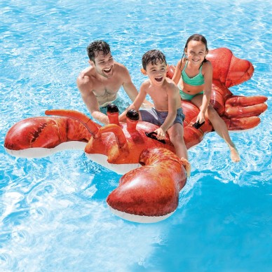 Langosta hinchable fotorrealista de 213x137 cm para 2 personas | INTEX 2