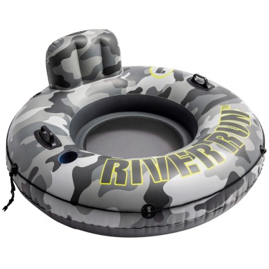 Rueda hinchable INTEX con respaldo camuflaje | INTEX