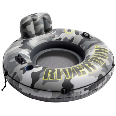 Rueda hinchable INTEX River Run camuflaje con respaldo