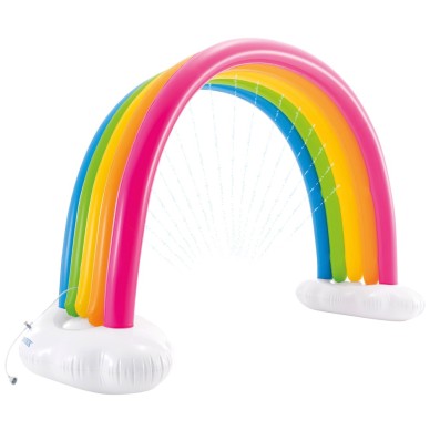 Arcoíris hinchable gigante INTEX con aspersor | INTEX