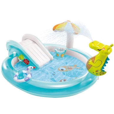 Centro de Juegos Hinchable con Tobogán y Aspersor | Intex.es