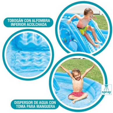 Centro juego acuático ballena Hinchable |Intex.es