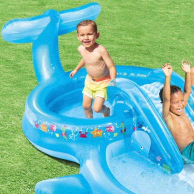 Centro juego acuático ballena Hinchable |Intex.es