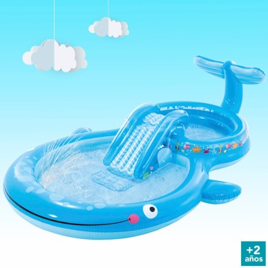 Centro juego acuático ballena Hinchable |Intex.es