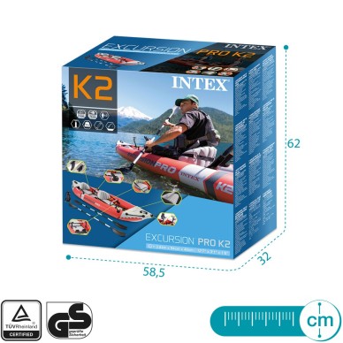 Kayak hinchable resistente para 2 | INTEX Tienda Oficial
