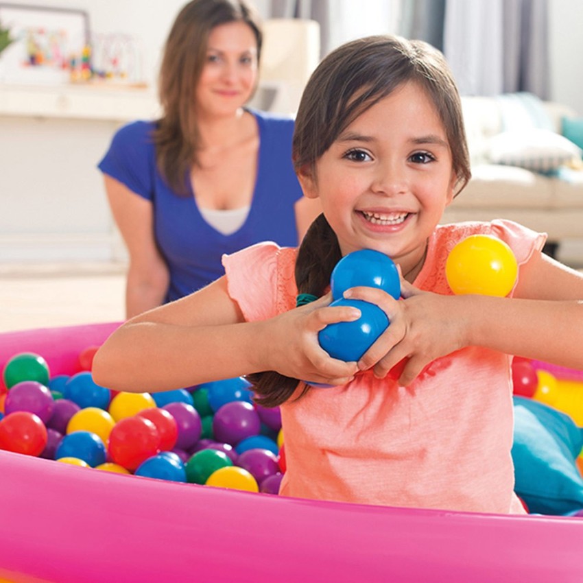 Paquete 100 bolas de colores | Centros de juegos y complementos tienda INTEX