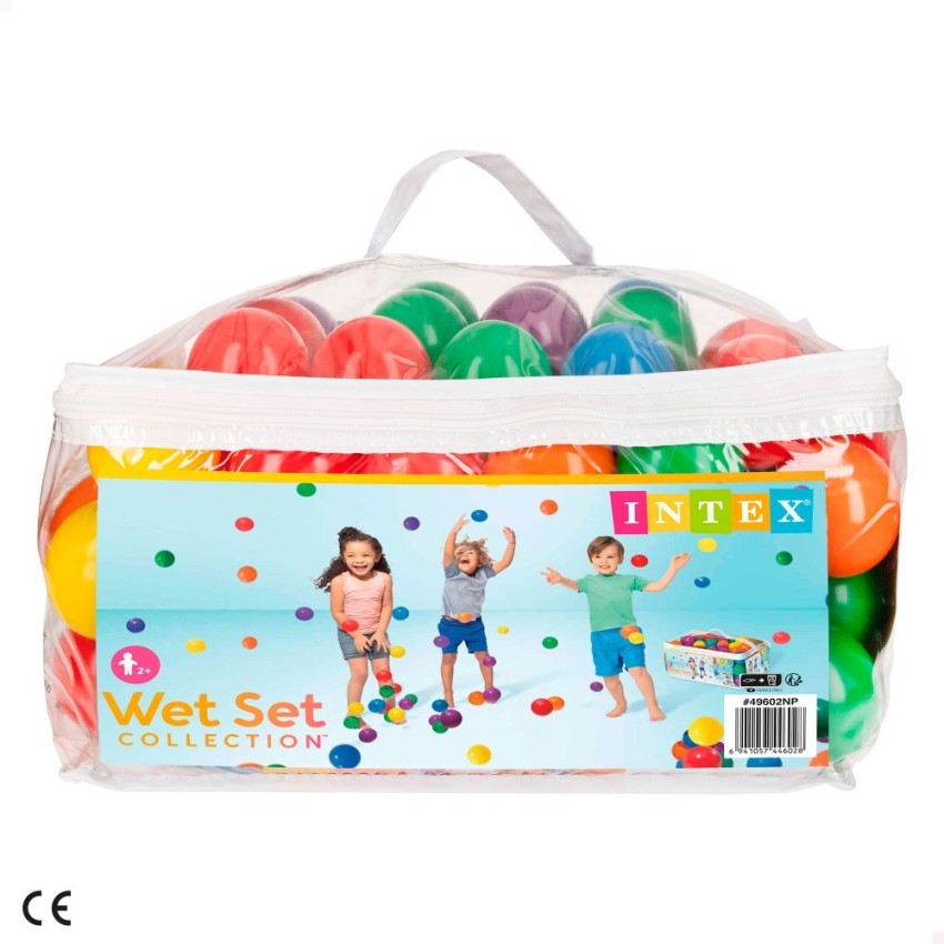 Paquete 100 bolas de colores | Centros de juegos y complementos tienda INTEX