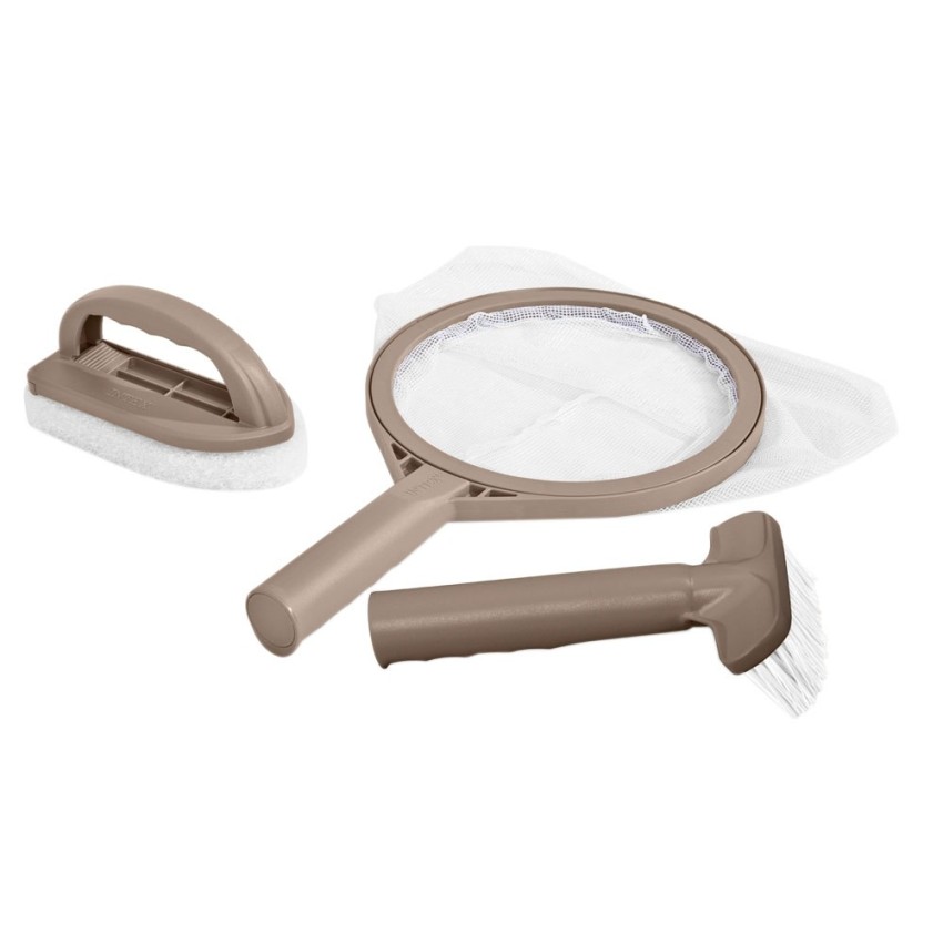 Kit mantenimiento intex spa + 2 cepillos y 1 malla