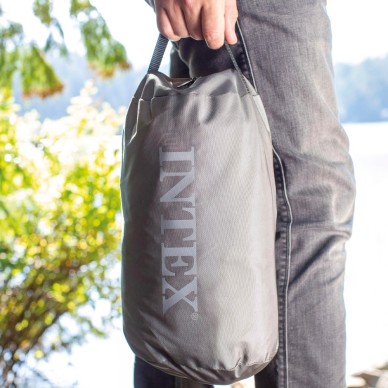 Colchón hinchable camping duradero y ligero para 1 | INTEX