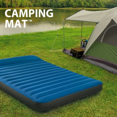 Colchón hinchable Intex 64460 cama de matrimonio hinchable cabecera  invitados camping 152x229x46