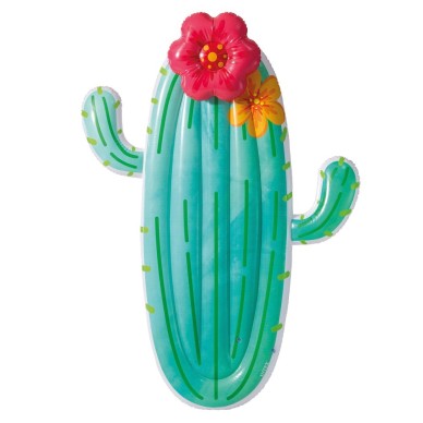 Colchoneta hinchable con forma de cactus de 180x13x28 cm para 1 persona | INTEX