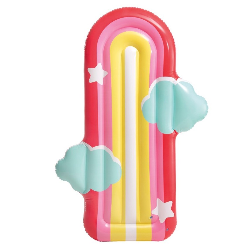 Colchoneta hinchable nubes y estrellas 117x20x175 cm