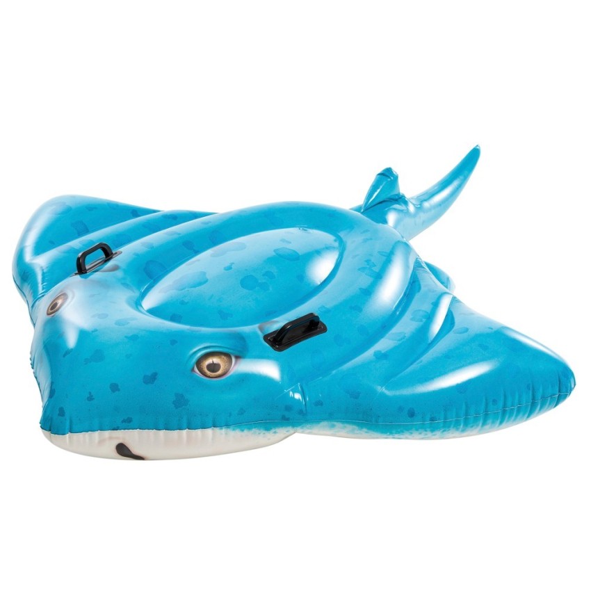 Flotador piscina raya con asas de sujeción 145×185 cm