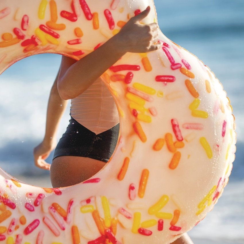 Flotador redondo hinchable donut | INTEX