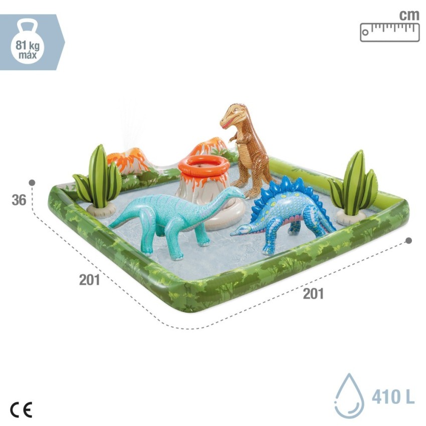 Centro de juegos hinchable dinosaurios | INTEX
